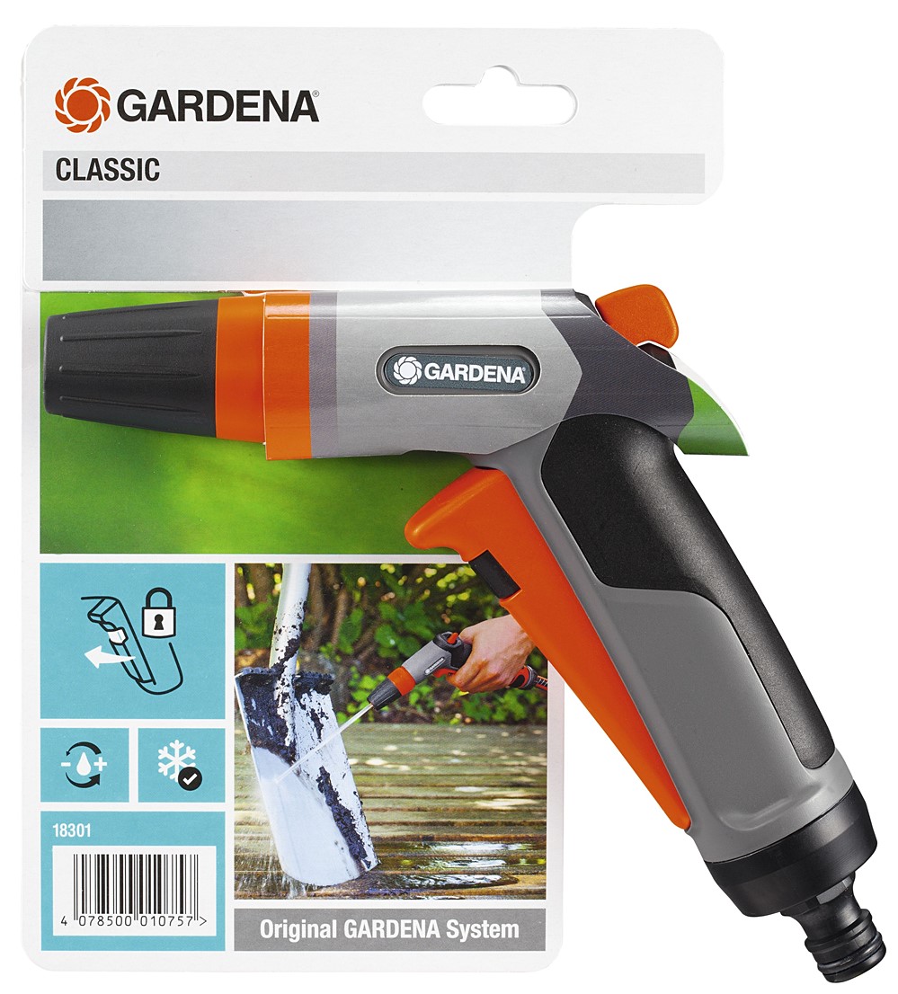 Pistolet de nettoyage multijet Classic 18301-26 - GARDENA